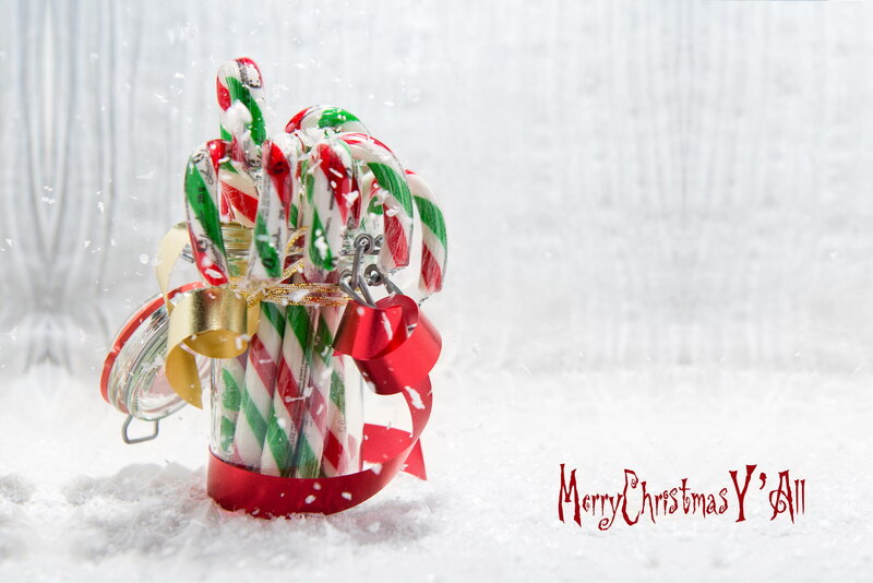 Candy Canes in Jar