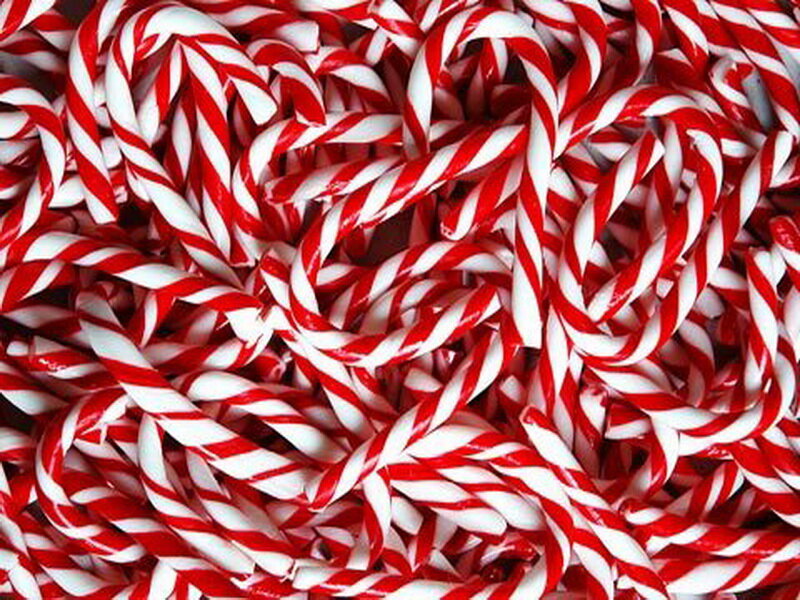 Candy Canes in Pile