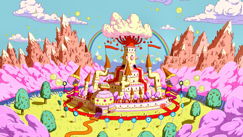 Candy Castle in Landscape