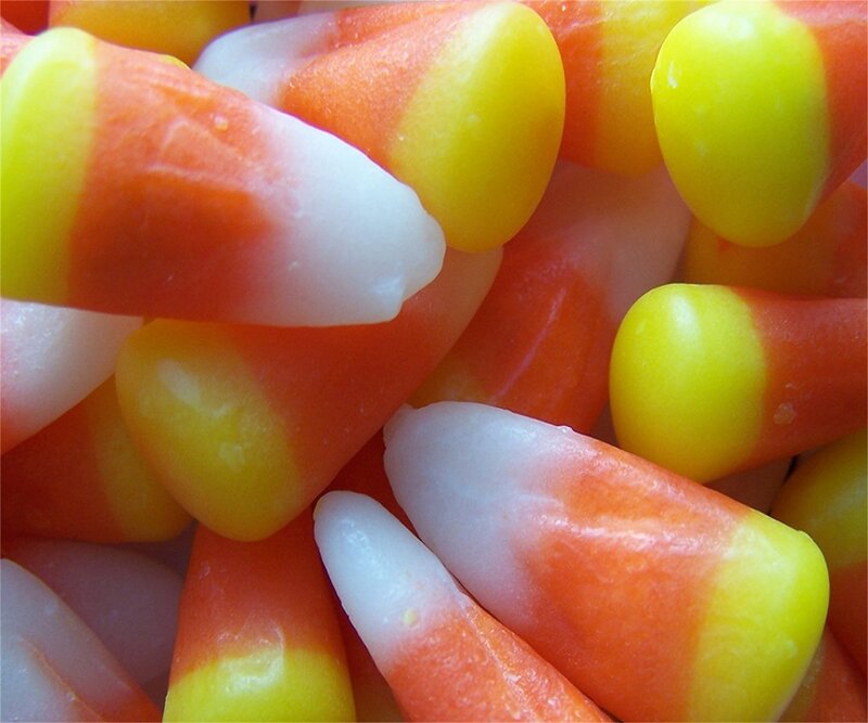 Candy Corn Candies — Yellow, Festive