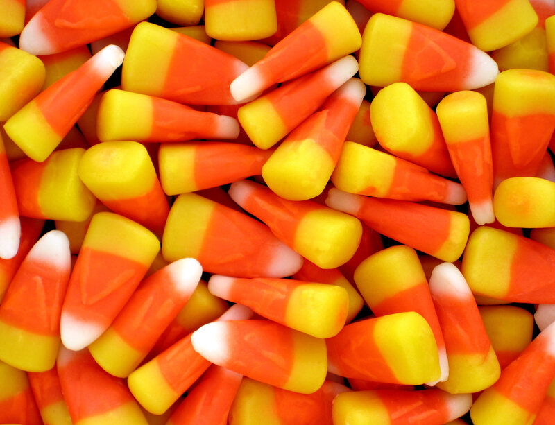 Candy corn close-up