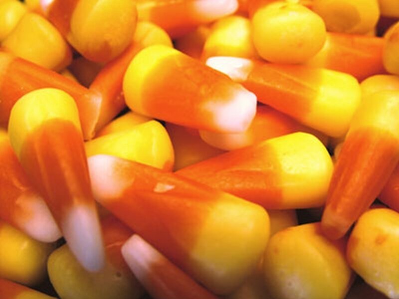 Candy corn close-up