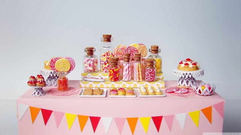 Candy Display on Table