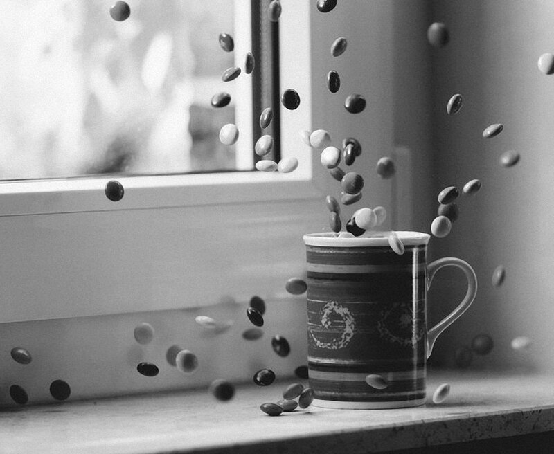 Candy Falling into Mug