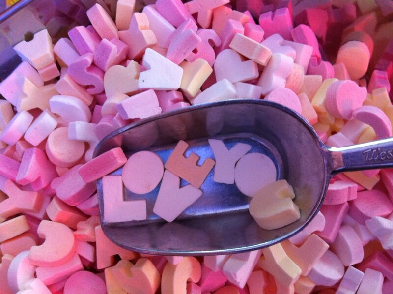 Candy Letters in Scoop