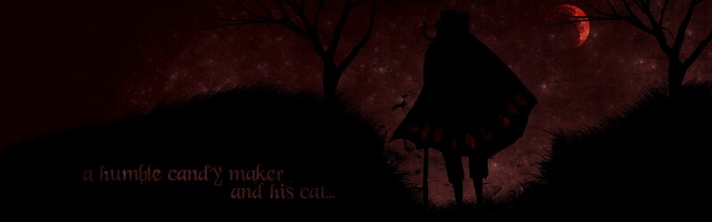 candy maker and his cat