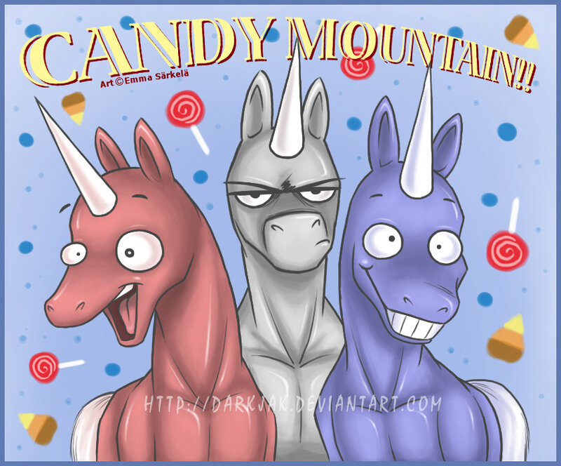 Candy Mountain unicorns