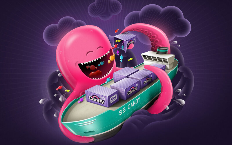 Candy ship adventure