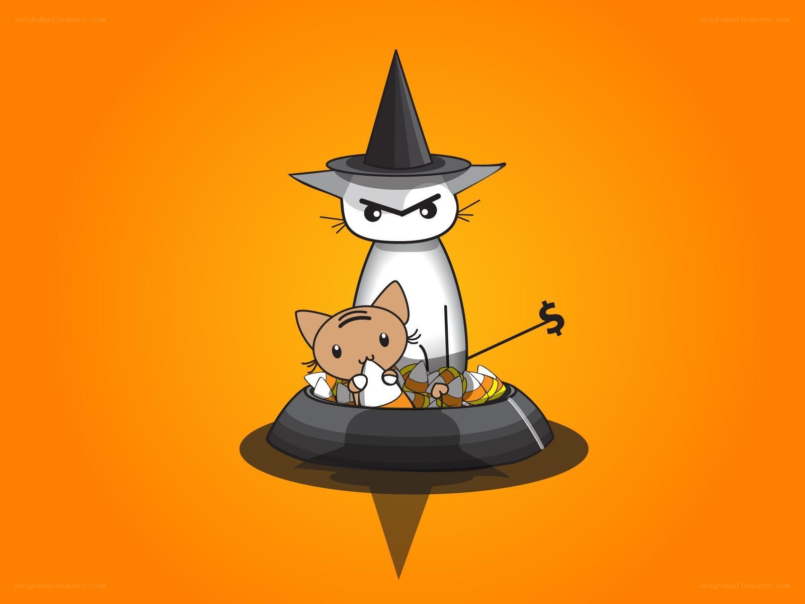 Candy-stealing cats
