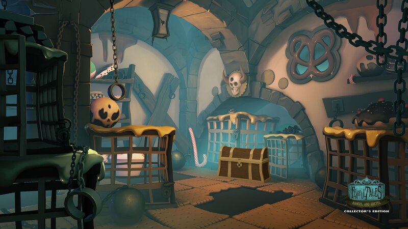 Candy-themed Dungeon Room