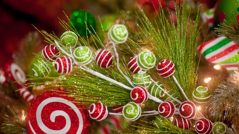 Candy-themed Holiday Decorations