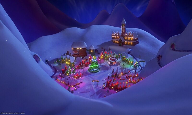 Candy Village in Snow