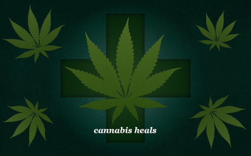 cannabis heals message
