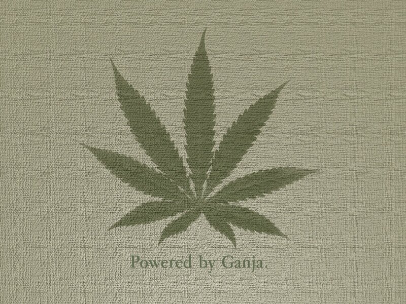 Cannabis leaf logo