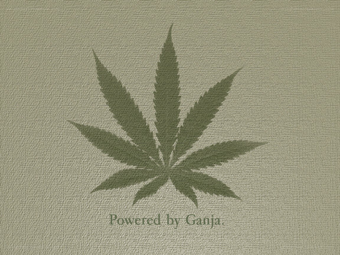 Cannabis leaf logo