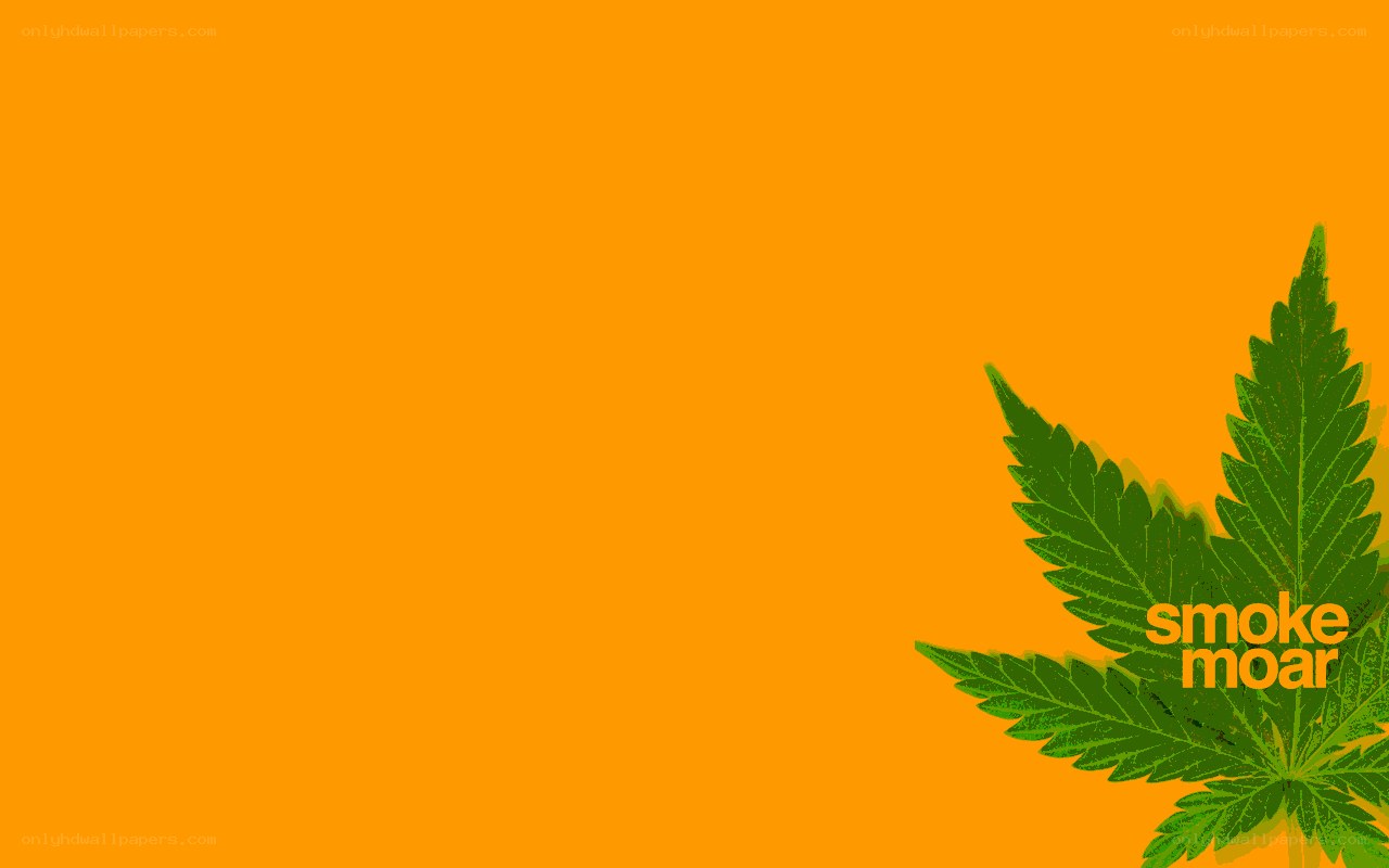 cannabis leaf with text