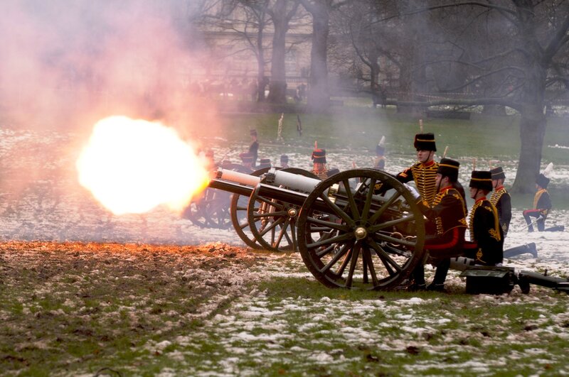 Cannon firing ceremony