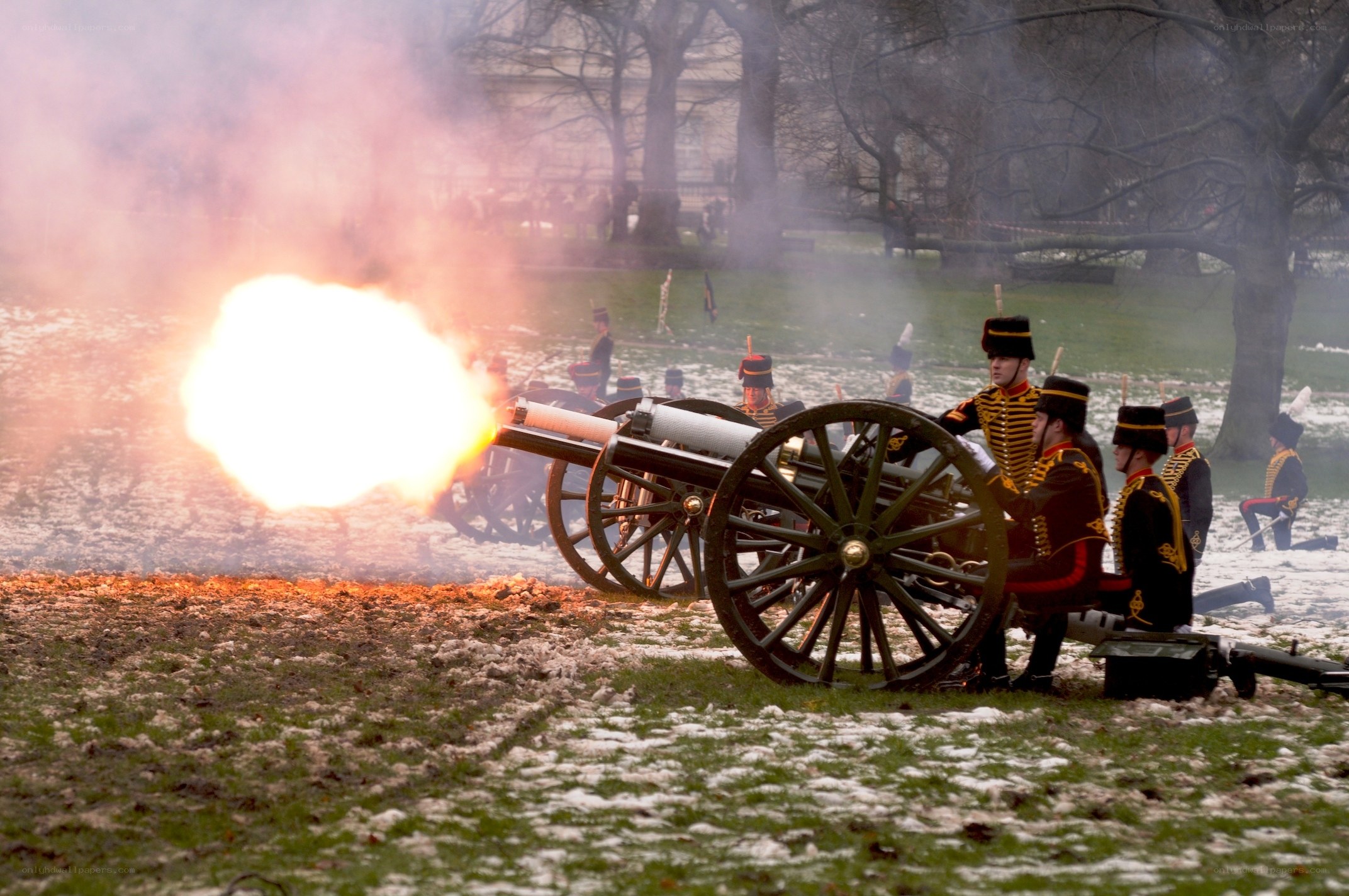 Cannon firing ceremony