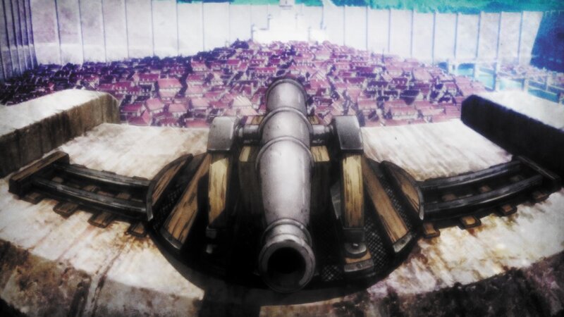Cannon on a Platform — Gray