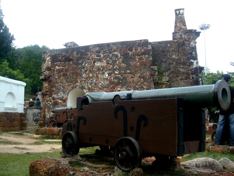 Cannon on Wooden Carriage