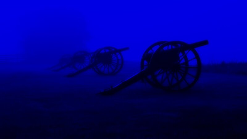 Cannons in Fog