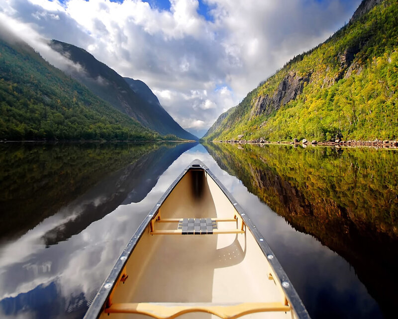 Canoe on a Lake