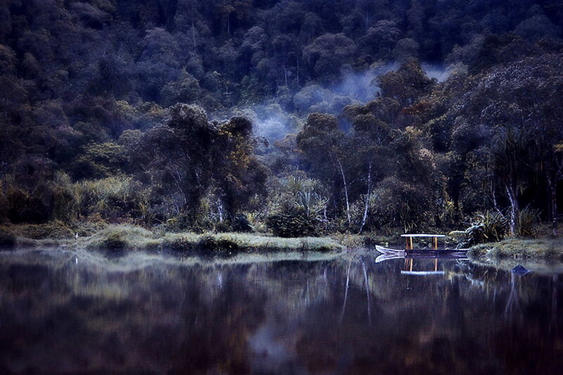 Canoe on a River
