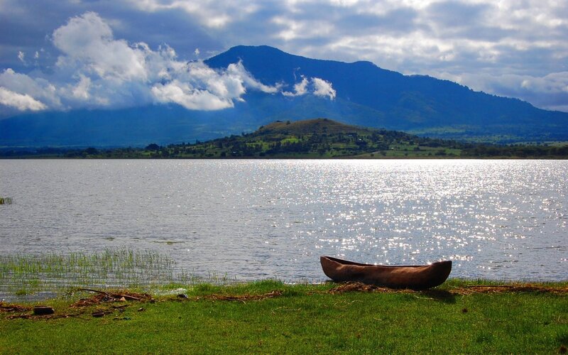 Canoe on Lakeshore