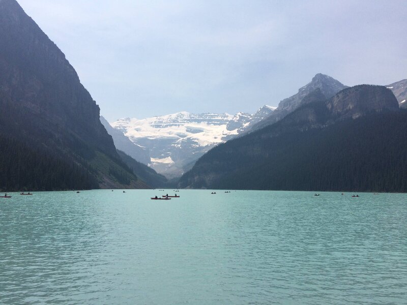 Canoeists on Lake