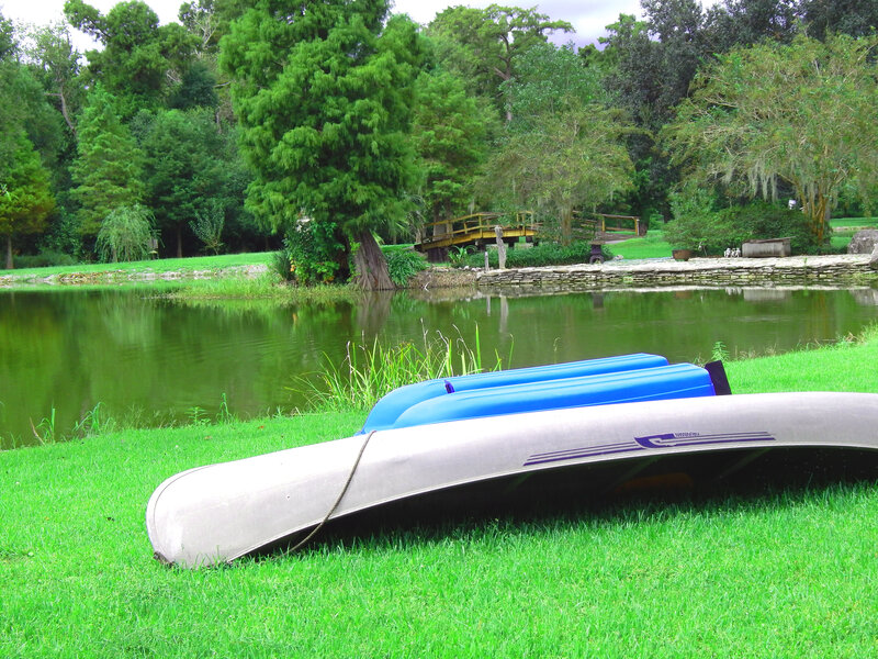 Canoes on Grass