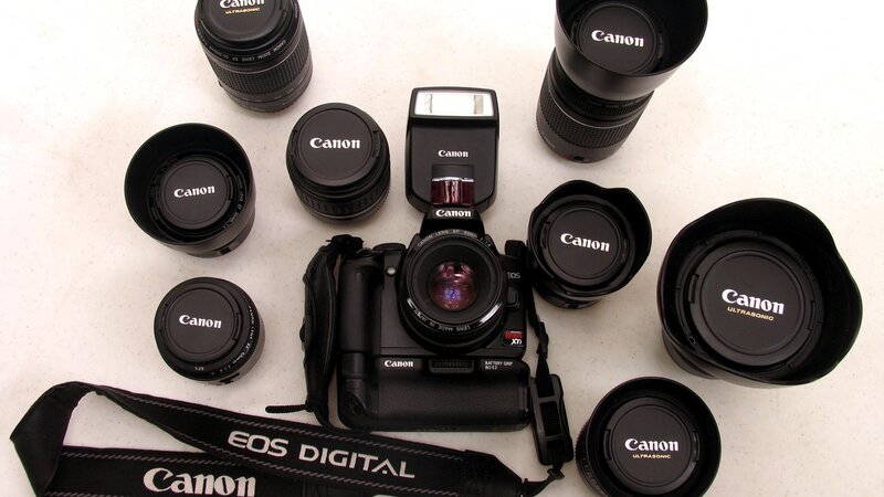 Canon camera gear collection