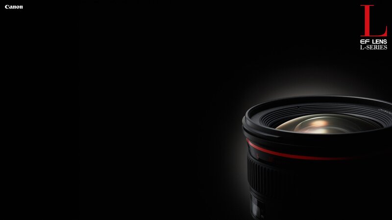 Canon Camera Lens — Black, Dramatic, Photograph