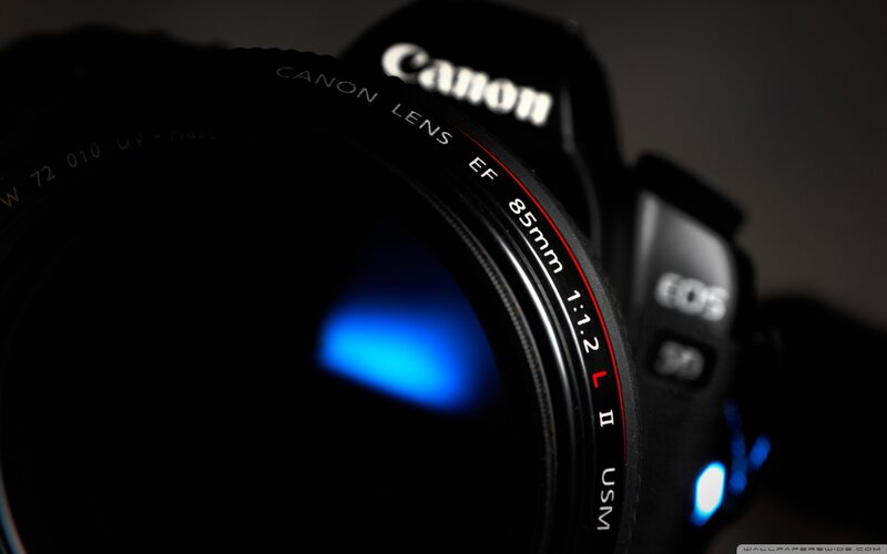 Canon Camera Lens — Black