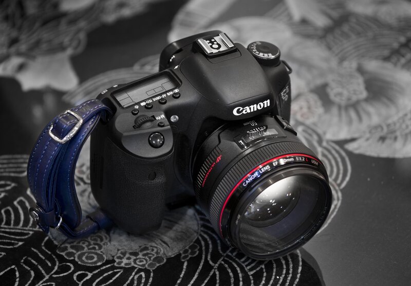 Canon Camera with Lens — Black