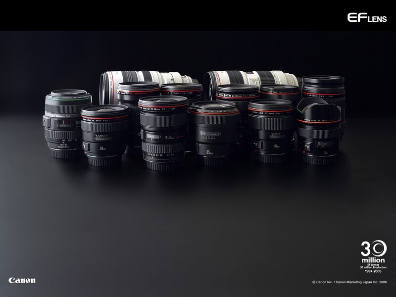 Canon EF lenses collection