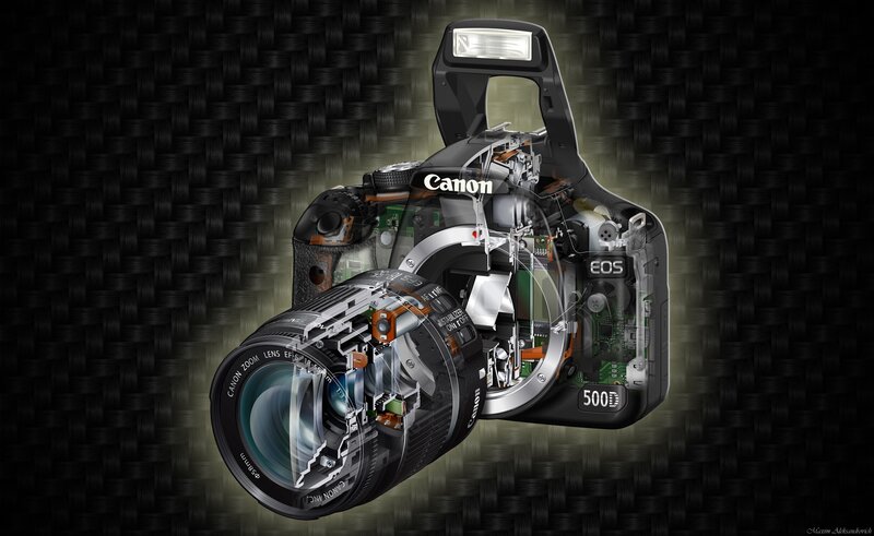 Canon EOS 500D Camera