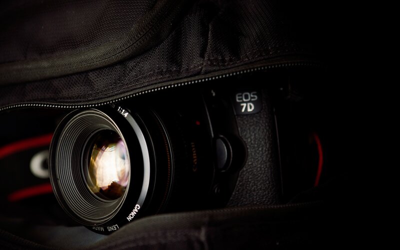 Canon EOS 7D Camera — Black, Dark
