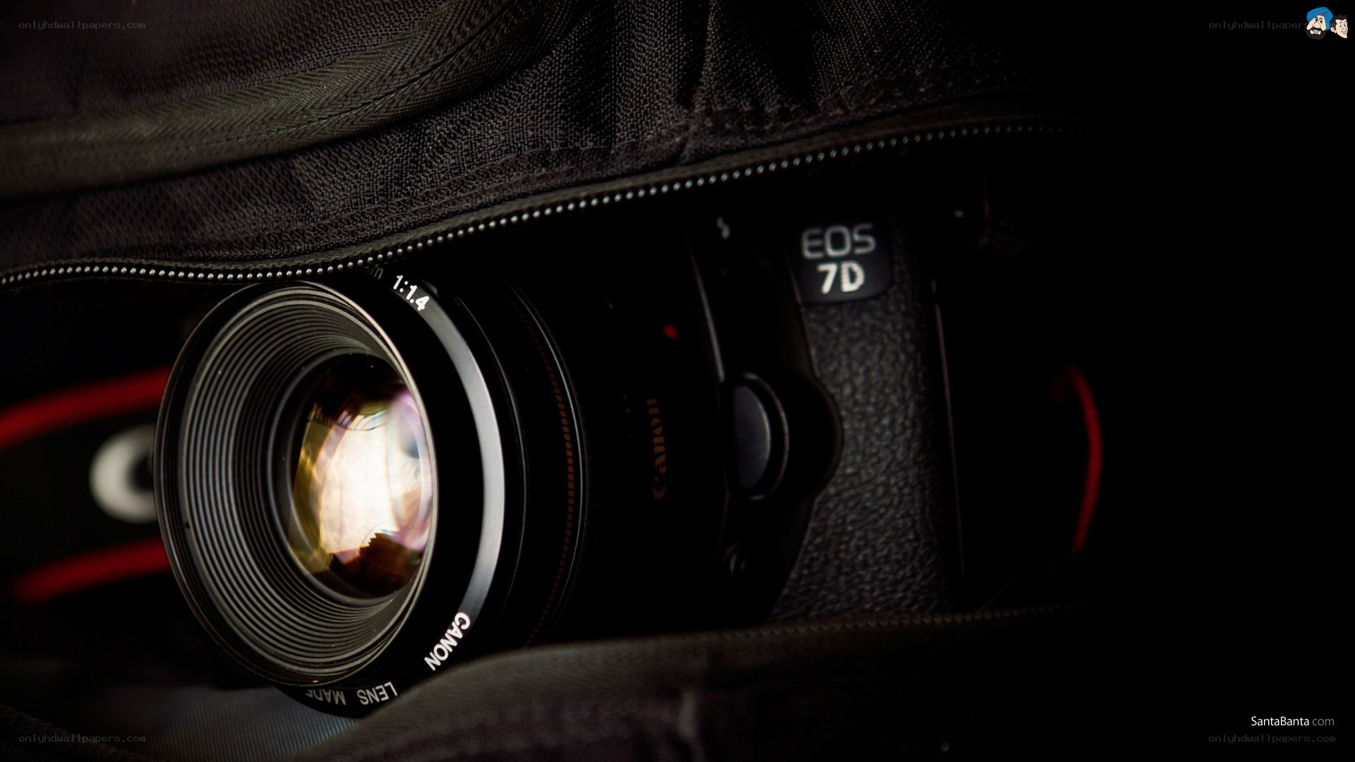 Canon EOS 7D camera lens