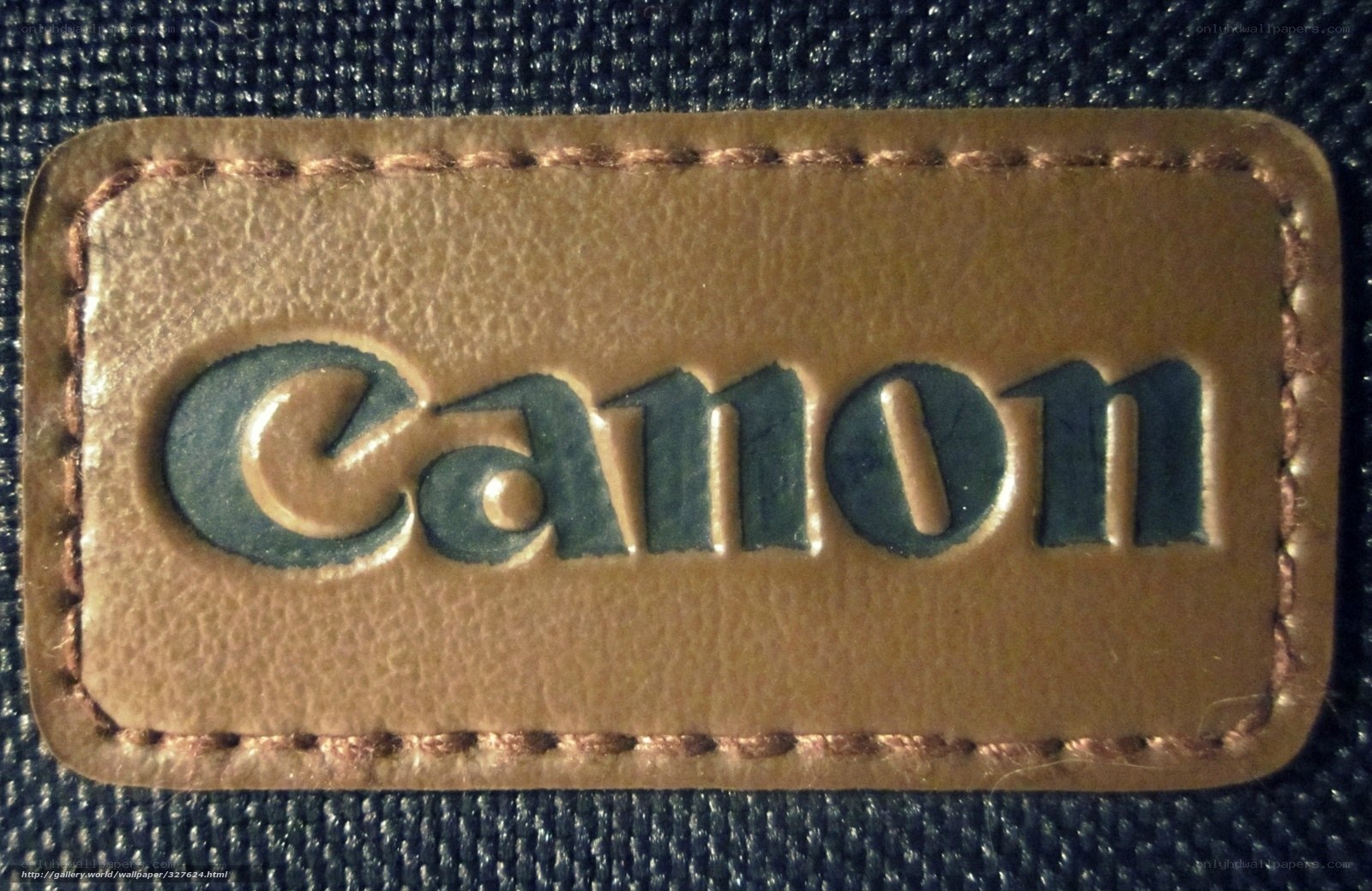 Canon leather brand label