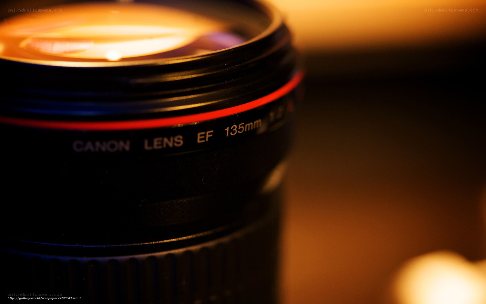 Canon lens close-up