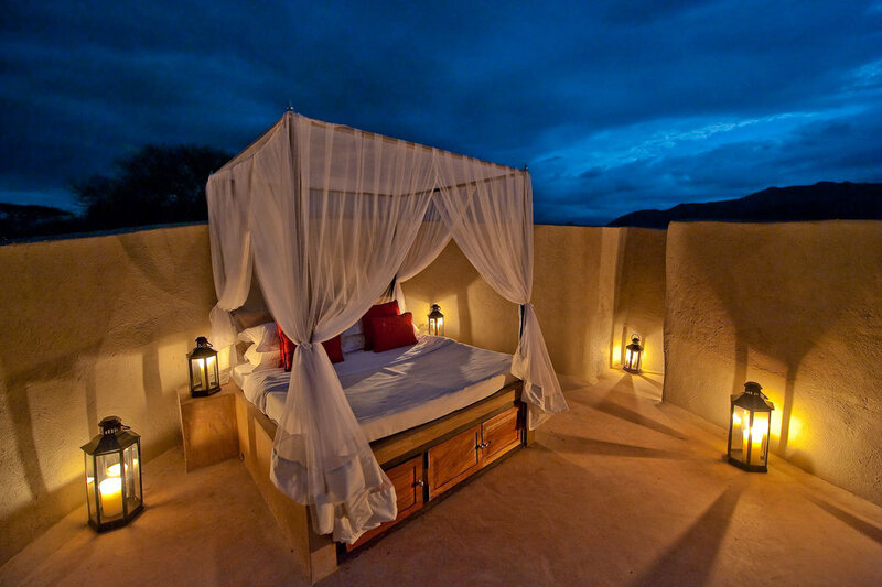 Canopy Bed on Terrace
