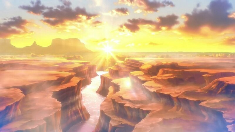Canyon at Sunset — Yellow