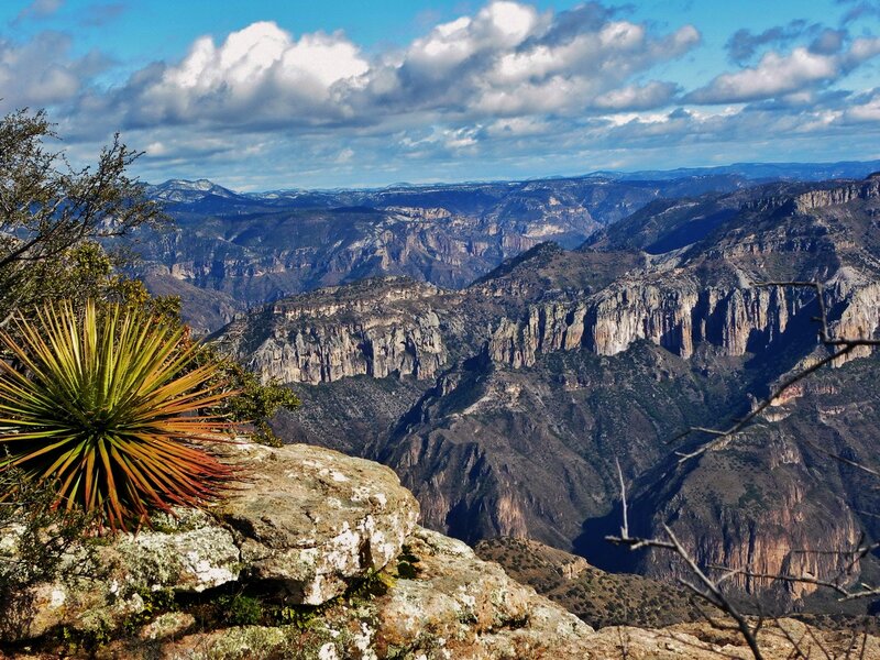 Canyon Landscape — Blue, Dramatic