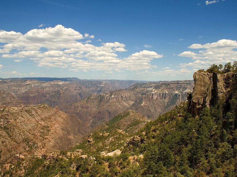 Canyon Landscape — Blue