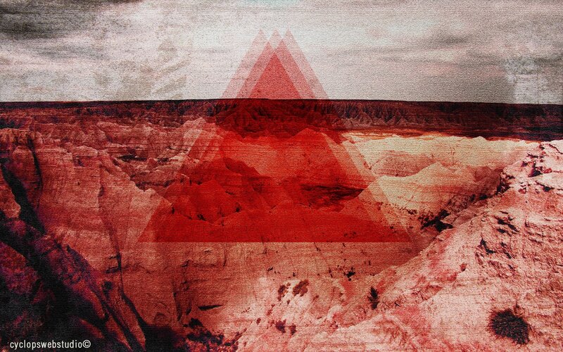 Canyon Landscape — Red