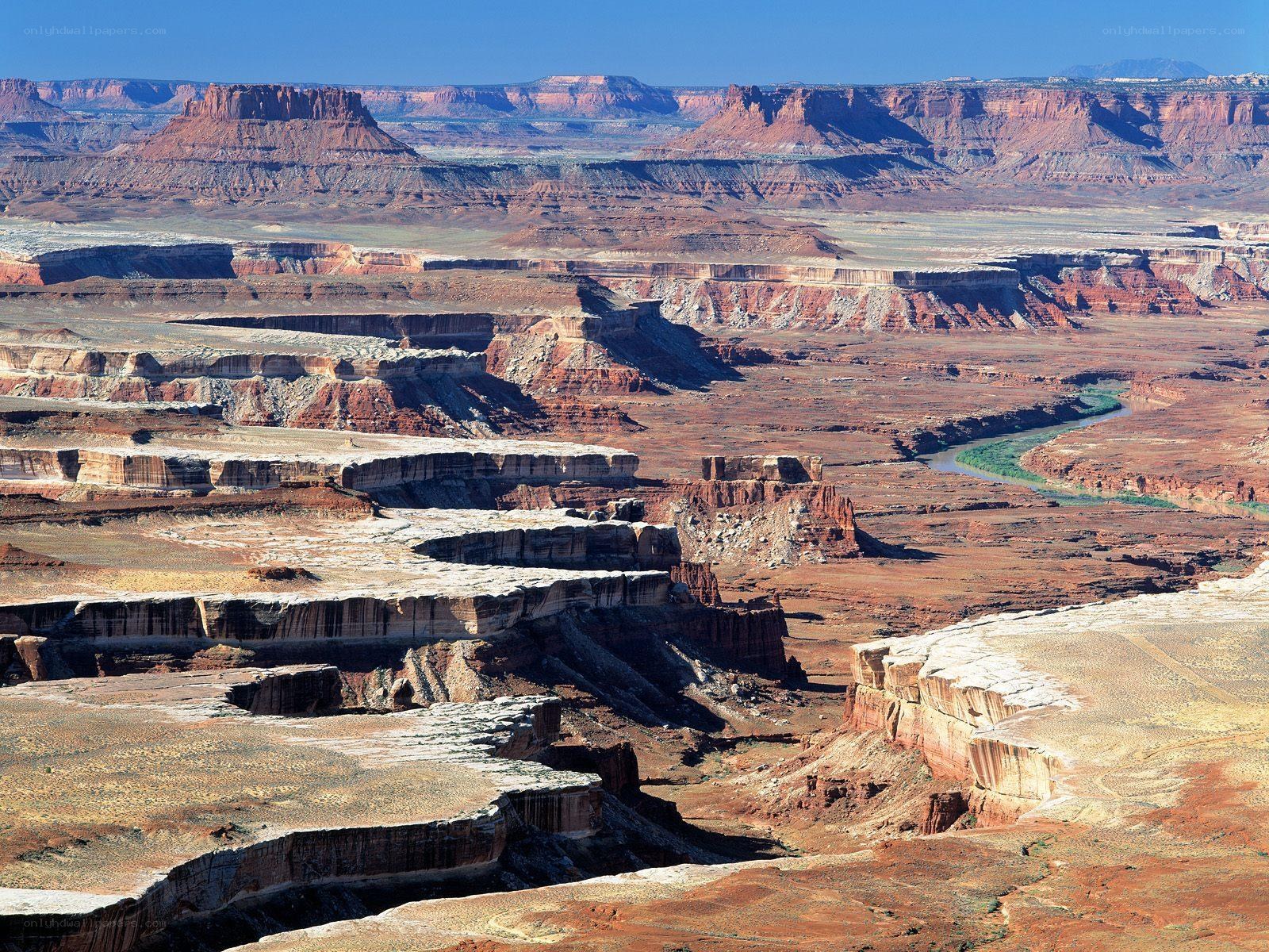 Canyon landscape with river