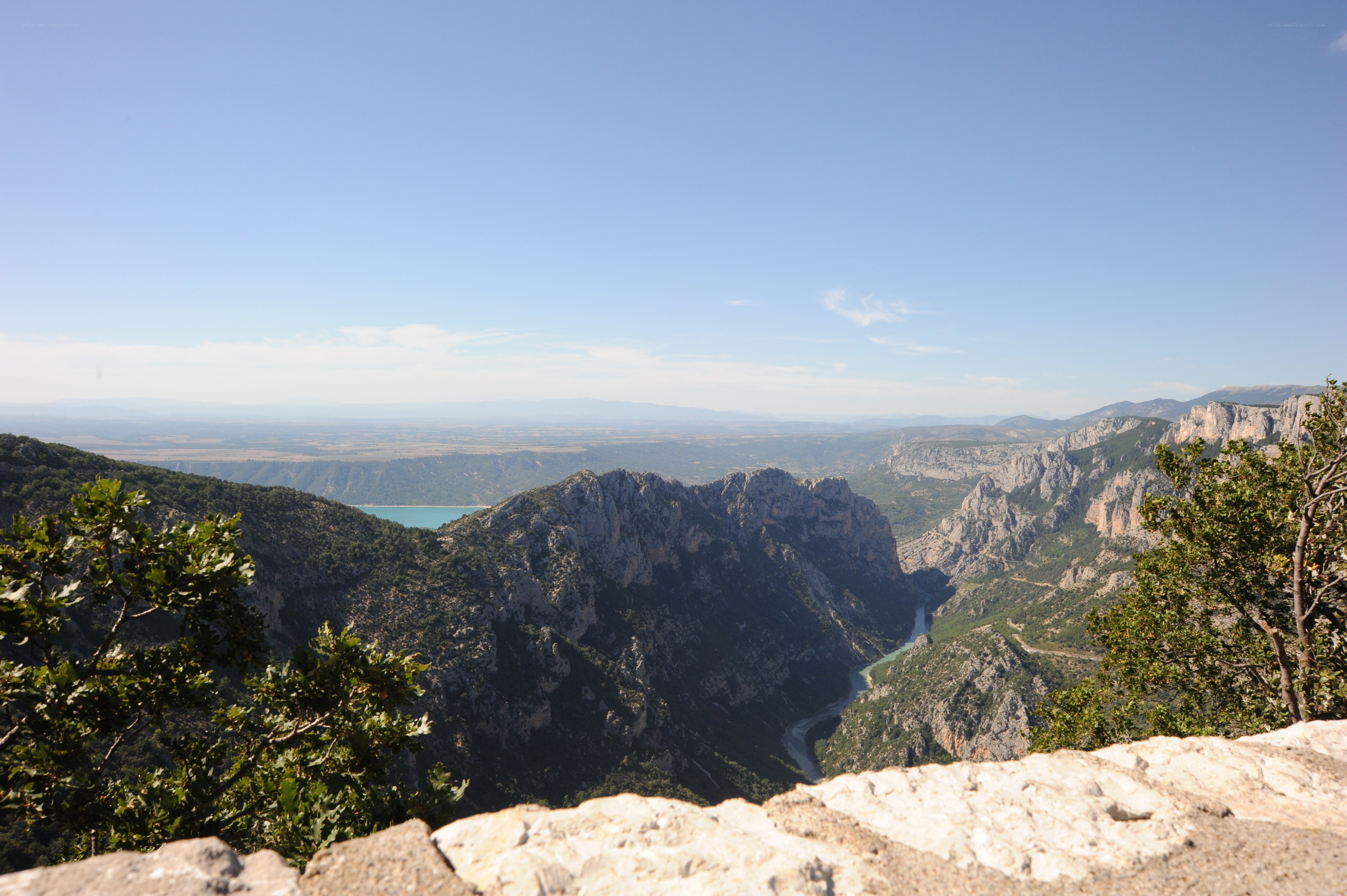 Canyon landscape with river