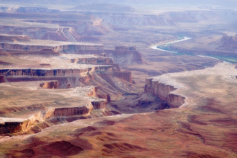 Canyon landscape with river