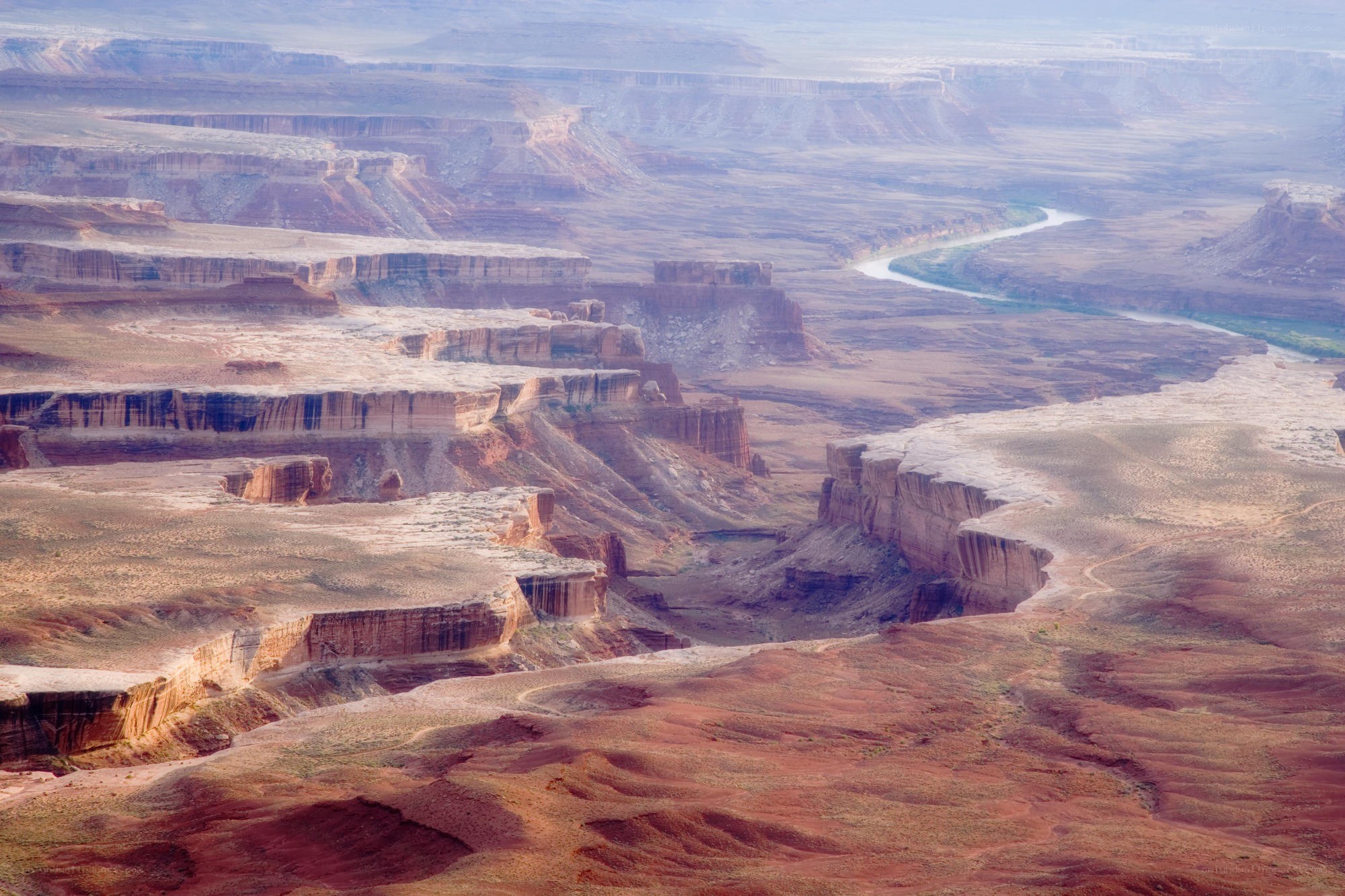 Canyon landscape with river