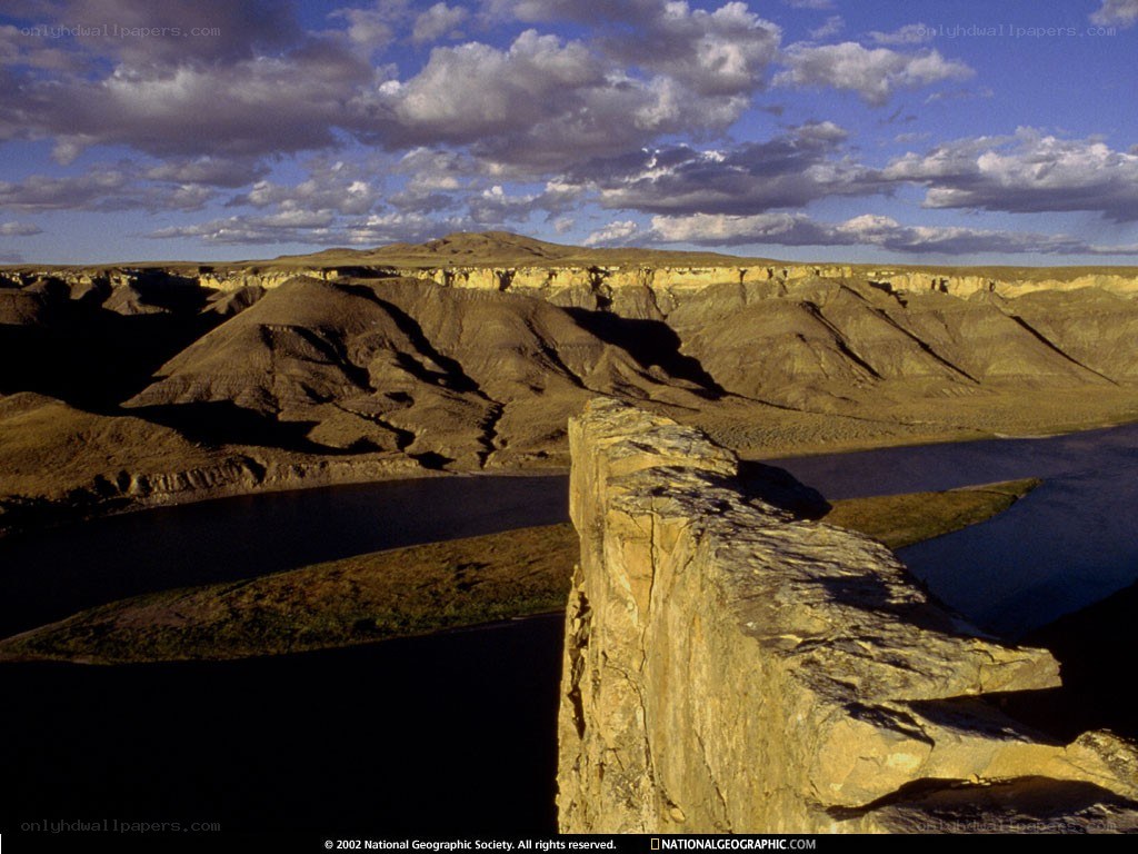 Canyon landscape with river